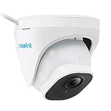 Reolink 4K Smarte PoE Überwachungskamera Aussen mit 3X Optischem Zoom, IP Kamera Überwachung mit Personen-/Autoerkennung, Audio, Micro SD Kartensteckplatz, 30m IR Nachtsicht, IP66 Wasserfest, RLC-822