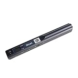 Teepao Dokumentenscanner, 900DPI Handscanner Portable Scanner A4 Visitenkartenscanner tragbarer Mobile USB Scanner(JPG/PDF-Format, Hochgeschwindigkeits-USB 2,0,Brauchen Micro SD/TF Card)