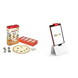 Osmo - Pizza Co. - Ages 5-12 - Communication Skills & Math - Learning Game - for iPad or Fire Tablet + Osmo - Base for Fire Tablet W