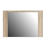 FORTE Calpe Spiegel, Holzwerkstoff, Sonoma Eiche , 99.3 x 1.8 x 66