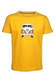 Kinder T-Shirt Teeins mit VW Bulli Print 3041171, Farbe:goldenyellow, Größe:128-134