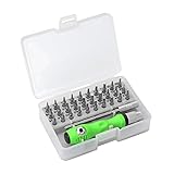 Feinmechaniker Schraubendreher Set, 32 in 1 Mini Screwdriver Werkzeug Satz, Uhrmacherwerkzeug Uhrenwerkzeug für Uhrmacher Reparatur, für Handy Tablet Smart Uhren Brille Laptop Kamera usw