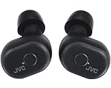 JVC HA-A10T-BU Truly Wireless In-Ear Bluetooth Kopfhörer mit Memory Foam Ohrstücken, Farbe Charcoal-Black (Wasserfest IPX5, 4 + 10 Std. Akkulaufzeit)