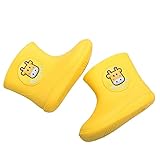 Mädchen Jungen Leicht Regenstiefel Soft Durable PVC Regenschuhe,Wasserdicht rutschfest Gummistiefel Cartoon Gummi wasserdichte rutschfeste Regenstiefel Weicher Ulterleicht Kinder Reg