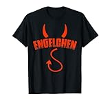 Engelchen Engel Teufelchen Teufel Kostüm Halloween Geschenk T-S