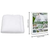 DACONGMING Schwimmende Ernteabdeckung Frostdecke Frosttuch Gartengewebe Pflanzenabdeckung Weißes Pflanzennetz Gartenabdeckungen für Hochbeete Holzpflock (White, One Size)