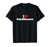 SCHAFFHAUSEN Ich Liebe I Love Heart Funny T-S