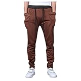 Cargohose Herren Jogginghose Arbeitshose Lange Hosen Trend High Hose Trainingshosen Freizeithose Sweatpants Kordelzug mit Taschen Kleine FüßE H