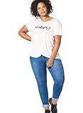 Zizzi Damen Große Größen Amy Jeans Hohe Taille Slim Gr 46W / 78 cm Lt Blue D