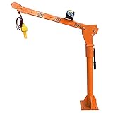 QILIN Werkstattkran Klappbar/Lastkran, 500kg Heim-LKW-Kran, klappbar, Teleskop, höhenverstellbar, mit M