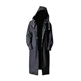 Regenmantel Herren Wasserdicht Atmungsaktiv Regenponcho Lange Regenjacke, Personalisierte Vergrößerte Krempe Für Fahrrad Wandern Angeln Sport Regentage Reisen Camping Regendichte T