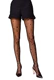 Gabriella Damen Strumpfhose Cosmos Nero 4 L