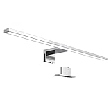 B.K.Licht LED Spiegellampe I 60 cm breit I 8 W I 4.000K neutralweißes Licht I 780 Lumen I IP44 I Schrankleuchte I C