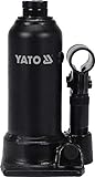 Yato Profi hydraulischer Stempelwagenheber 2 t / 2000 kg, Hubhöhe: 172 – 372 mm, stabile Ausführung, Flaschenheber Wagenheber Hydraulikheb