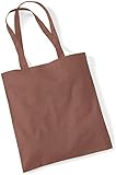 Westford Mill Baumwoll Shoulder Tote Schultertasche B