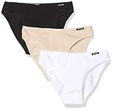 Skiny Damen Rio 3er Pack Cotton Advantage Brazilian Slip, Trio Selection, 38