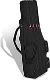 Rutentasche Rod Case Angelkoffer Futteral mit 3 Ruten-Fächern, Verschiedene Längen wählbar - stark wasserabweisender Fishing Rucksack Farbe Dunkelschwarz 4 Innenfächer Größe 125
