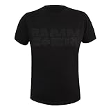 Rammstein Herren T-Shirt Werk, Offizielles Band Merchandise Fan Shirt schwarz mit weißem Front Print (XXL)