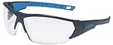 UVEX Schutzbrille i-works 9194 - kratzfest und beschlagfrei - leichte und sportliche Sicherheitsbrille, Arbeitsschutzbrille mit UV-Schutz - in verschiedenen Ausführungen, Farbe:anthrazit-blau/k