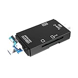 6 In 1 OTG Kartenleser USB Micro USB SD TF Speicherkartenleser TYPE C Adapter für Android Phone Computer Schw