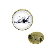 Großhandel Charm Sport Basketball Kunst Bild Pin Fußball Volleyball Golf Bowling Ball Brosche Wettkampf Abzeichen Geschenk