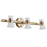 ZHONGTAI Spiegelleuchte LED- Spiegel Light Metall Badezimmer Beleuchtungsvorrichtungen über Spiegel Eitelkeit Spiegel Light Fixture Dressing Table Wandmännchen für Spiegel (Color : Warm Light)