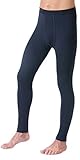 HERMKO 3540 2er Pack Herren Lange Unterhose Long Johns (Weitere Farben) Bio-Baumwolle, Größe:D 6 = EU L, Farbe:M