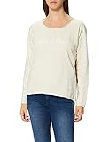Herrlicher Damen Freyja Sweat Garment Dye Sweatshirt, Ivory 207, XL