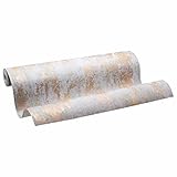 Tapete Vlies Metallic Grau Kupfer HOMEFACTO:RI HF-20120-20