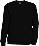 JN-0.40 James+Nicholson Herren Sweatshirt (auch in Übergrößen - bis Größe 5XL), Black , Gr. 3XL 3XL,Black