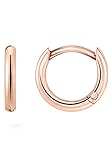 Thomas Sabo Damen Einzel Creole Classic roségold, 925 Sterlingsilber, Clip