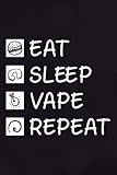 Vaping Eat Sleep Vape Repeat Graphic Planner and Organizer: Vape, A5 Size Weekly Planner, Goals Journal & Agenda to Improve Time Management, ... Undated – Start Anytime, Lasts 1 Year,Tax