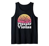 Pizza und Violas oder Viola Tank Top
