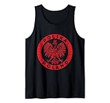 Polska Polish Eagle Vintage Distressed Poland Wappen Tank Top