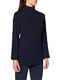 Trigema Damen Rollkragenpullover 585010, Blau (blau 046), 44 (Herstellergröße: L)