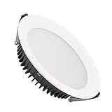 LEDKIA LIGHTING LED-Downlight 60W New Aero Slim 130 lm/W (UGR17) LIFUD Schnitt Ø 200 mm Warmes Weiß 2800K - 3200