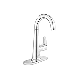 Grohe Veletto Centerset Einhebelmischer für das Badezimmer, hochbogenförmig, Starlight, C