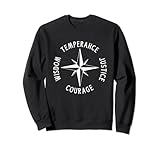 Stoicism Temperance Justice Courage Wisdom 4 stoische Tugenden Sw