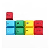 juqingshanghang1 9 Tasten/Set PBT-Farbstoff-Sublimation Keycaps Mechanische Tastaturprofil-Schlüsselkappen Geeignet für Computerperipheriegeräte (Color : MAC)