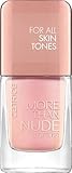 Catrice More Than Nude Nail Polish, Nailpolish, Nagellack, Nr. 12 Glowing Rose, nude, langanhaltend, glänzend, ohne Aceton, vegan, Mikroplastik Partikel frei (10,5ml)