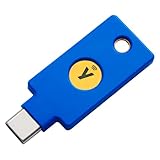 Yubico Security Key C NFC - USB-und NFC-Sicherheitsschlüssel mit Zwei-Faktor-Authentifizierung, passend für USB-C Anschlüsse und funktioniert mit unterstützten NFC-Mobilg