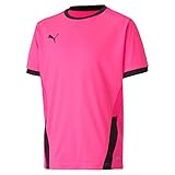 PUMA Uni T-shirt, Fluo Pink-Puma Black, 140