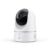 eufy Security Solo IndoorCam P24, 2K Überwachungskamera für Innenbereiche, Schwenk-Neige-Sicherheitskamera, WLAN, Personenerkennung, Nachtsicht, Bewegungssensor, HomeBase Nicht kompatib