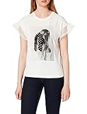 Naf Naf Damen OMARIE MC T-Shirt, Elfenbein, Larg