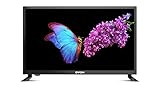 DYON Enter 24 Pro X2 60 cm (24 Zoll) Fernseher (Triple Tuner (DVB-C/-S2/-T2), Hotelmodus, USB-Media Player) [Modelljahr 2022], Schw