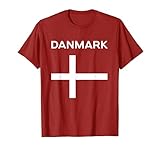 Dänemark Flagge Fußball Team Fans Trikot Wikinger Danebrog T-S