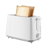Toaster Doppelfunktion von Auftauen und Heizen Brot Toaster Frühstücksandwich Schnellmacherofen Haushaltsbrot Wohnhaus, Restaurant (Color : White)