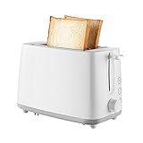 Toaster Doppelfunktion von Auftauen und Heizen Brot Toaster Frühstücksandwich Schnellmacherofen Haushaltsbrot Wohnhaus, Restaurant (Color : White)