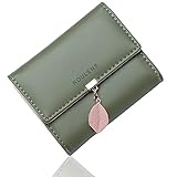 Roulens Damen Geldbeutel mit RFID, klein und im Kurzformat Portemonnaie Damen Quaste PU Leder Portemonnaie Kleine Brieftasche Geldbörse Für Frauen Die Farbe ist sehr schön, mit Mehreren F