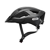 ABUS Aduro 2.0 Stadthelm - Allround-Fahrradhelm in sportivem Design für den Stadtverkehr - für Damen und Herren - 72545 - Schwarz Matt, Größe L